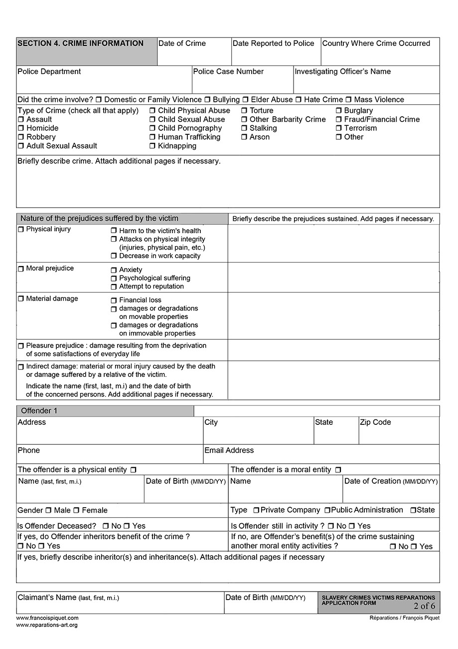 Slavery Crimes Victims Reparations Application Form English Version slavery-crimes-victims-reparations-application-form-english-version